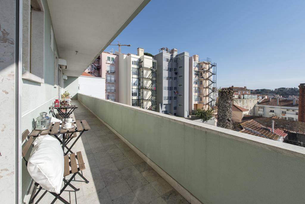 Vista Espetacular Baixa E Rio Lägenhet Lisboa Exteriör bild